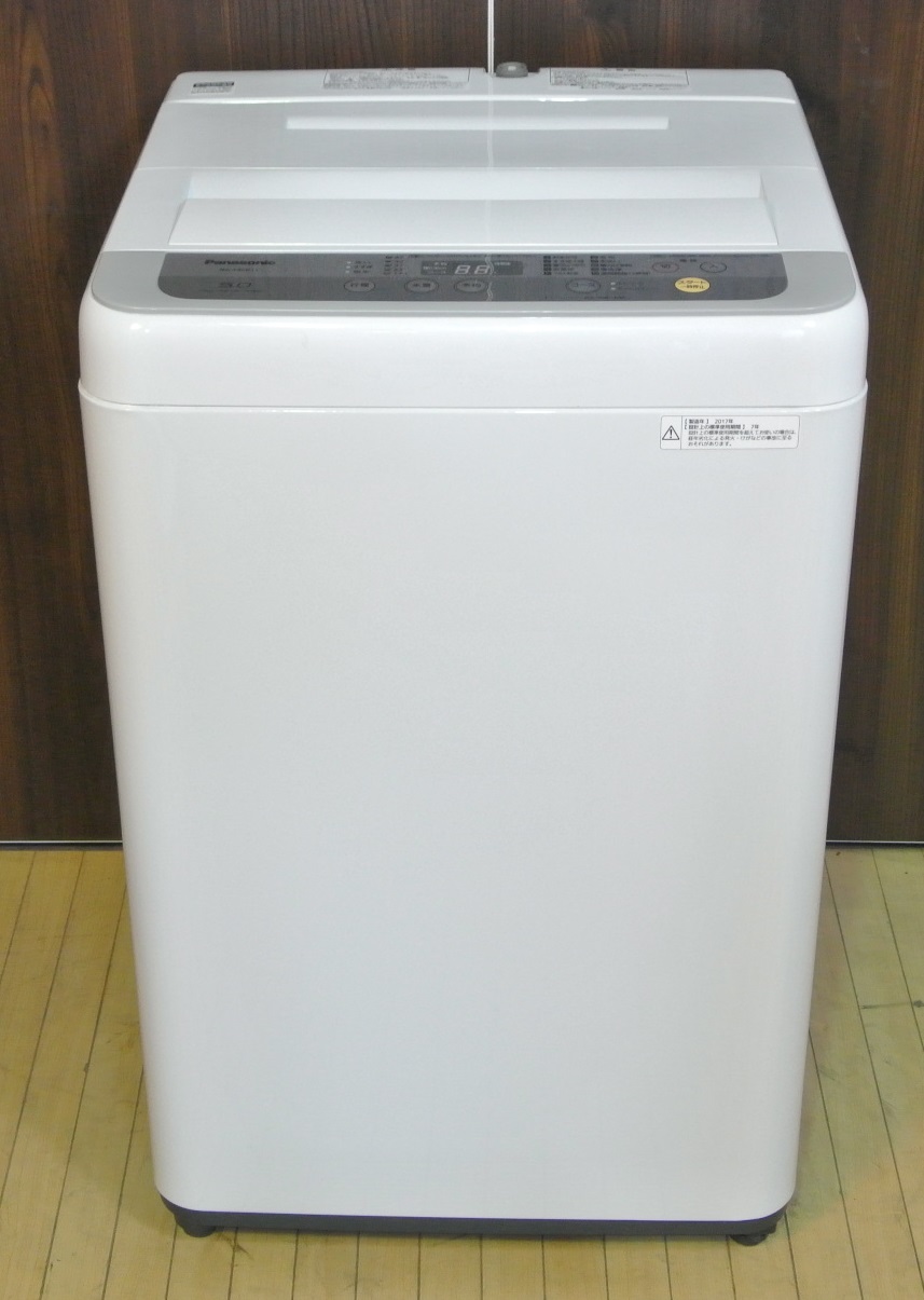 「つけおきコース」が便利です！ Panasonic（パナソニック） 5.0㎏全自動洗濯機 NA-F50B11 群馬県伊勢崎市リサイクルセンター